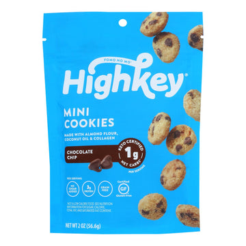 High Key - Cookie Chocolate Chip Keto - Case Of 6 - 2 Oz - Maras Green