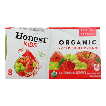 Honest Kids Honest Kids Super Fruit Punch - Fruit Punch - Case Of 4 - 6.75 Fl Oz. - Maras Green