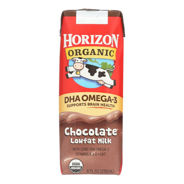 Horizon Organic Dairy - Milk Chocolate 1% Dha Asep - 1 Each - 12/8 Oz - Maras Green