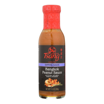 House Of Tsang Bangkok Padang Peanut Sauce - Case Of 6 - 11.5 Oz. - Maras Green