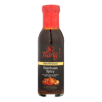 House Of Tsang - Szechuan Spicy Stir - fry Sauce - Case Of 6 - 11.5 Oz. - Maras Green
