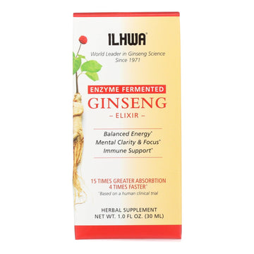 Ilhwa Enzyme Fermented Ginseng Elixir - 1 Each - 30 Ml - Maras Green