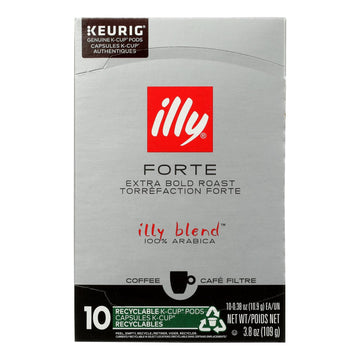 Illy Caffe Coffee - Coffee Kcups Extra Dk Rst - Case Of 6 - 10 Ct - Maras Green