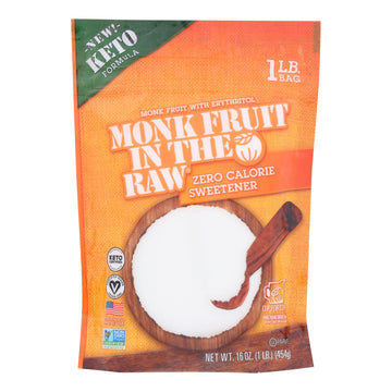 In The Raw - Monk Fruit In Rw W/erythrtl - Case Of 8 - 16 Oz - Maras Green