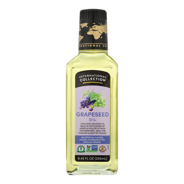 International Collection Grapeseed Oil - Case Of 6 - 8.45 Fl Oz. - Maras Green