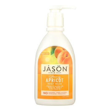 Jason Satin Shower Body Wash Apricot - 30 Fl Oz - Maras Green