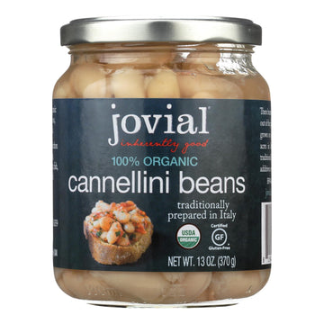 Jovial - 100 Percent Organic Cannellini Beans - Case Of 6 - 13 Oz. - Maras Green