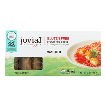 Jovial - Gluten Free Pasta - Manicotti - Case Of 12 - 7 Oz. - Maras Green
