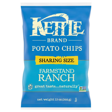 Kettle Brand - Potato Chips Frmstnd Ranch - Case Of 9 - 13 Oz - Maras Green