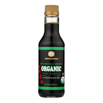 Kikkoman Soy Sauce - Tamari - Case Of 6 - 10 Fl Oz. - Maras Green