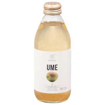 Kimino - Sparkling Ume Juice - Case Of 12 - 8.45 Fz - Maras Green