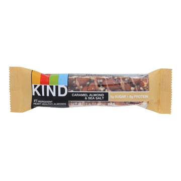 Kind - Bar Caramel Almond Sea Salt - Case Of 12 - 1.4 Oz - Maras Green