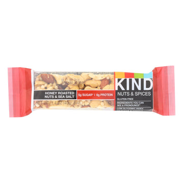 Kind Honey Roasted Nuts And Sea Salt - Case Of 12 - 1.4 Oz. - Maras Green
