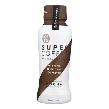 Kitu - Super Coffee Mocha - Case Of 12 - 12 Fz - Maras Green