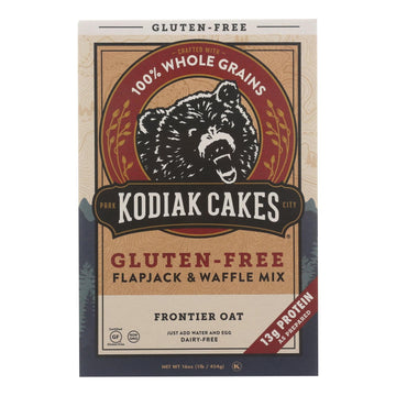 Kodiak Cakes - Flpjck Waff Gluten Free Oat Frntr - Case Of 6 - 16 Oz - Maras Green