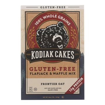 Kodiak Cakes - Flpjck Waff Gluten Free Oat Frntr - Case Of 6 - 16 Oz - Maras Green