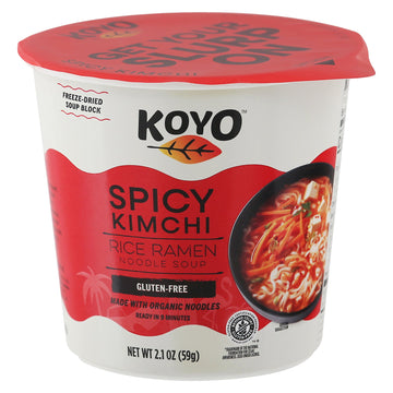 Koyo - Ramen Spicy Kimchi - Case Of 6 - 2.1 Oz - Maras Green