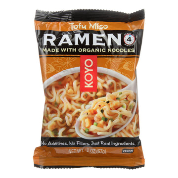 Koyo Tofu Miso Ramen - Case Of 12 - 2 Oz - Maras Green