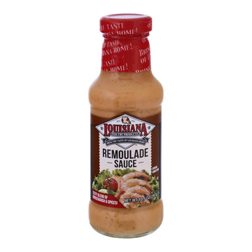 La Fish Fry Remoulade Sauce - Dressing - Case Of 12 - 10.5 Oz. - Maras Green