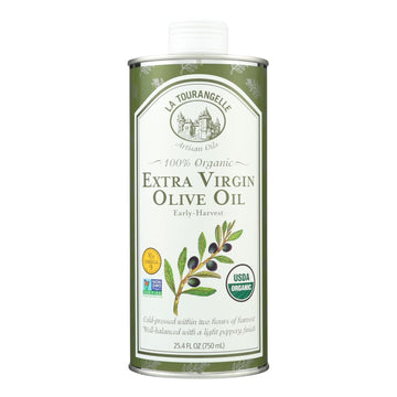 La Tourangelle Organic Extra Virgin Olive Oil - Case Of 6 - 25.4 Fl Oz. - Maras Green