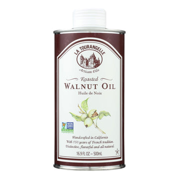La Tourangelle Roasted Walnut Oil - Case Of 6 - 500 Ml - Maras Green