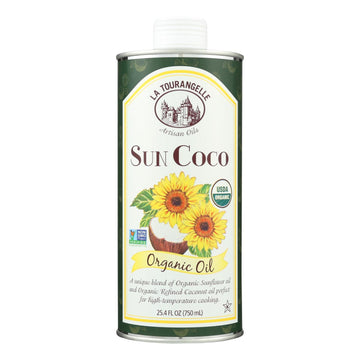 La Tourangelle Sun Coco Oil - Case Of 6 - 25.4 Fl Oz. - Maras Green