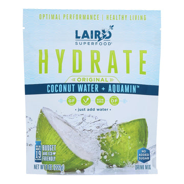 Laird Superfood - Drink Mx Hydrt Cnutwtr Org - Case Of 6 - 8 Oz - Maras Green