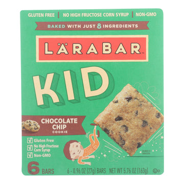 Larabar - Bar Kids Chocolate Chip Cookie - Case Of 8 - 6/.96 Oz - Maras Green