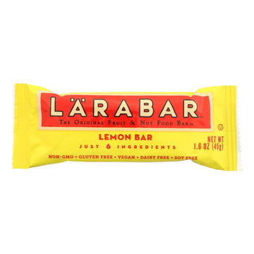 Larabar Fruit And Nut Bar - Lemon - Case Of 16 - 1.6 Oz - Maras Green