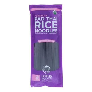 Lotus Foods Noodles - Organic - Forbidden Pad Thai - Case Of 8 - 8 Oz - Maras Green