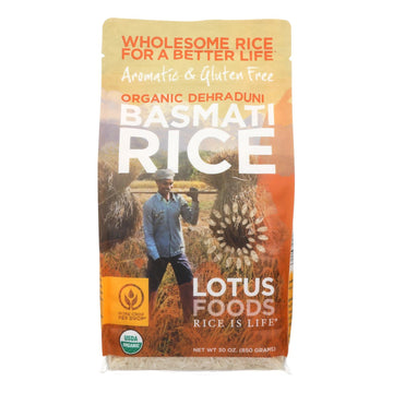Lotus Foods Organic Rice - Jasmine - Case Of 6 - 30 Oz - Maras Green