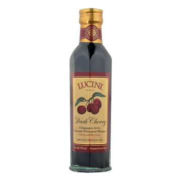 Lucini Italia Dark Cherry Balsamic Artisan Vinegar - Case Of 6 - 8.5 Fl Oz. - Maras Green
