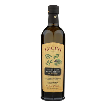 Lucini Italia Premium Select Extra Virgin Olive Oil - Case Of 6 - 17 Fl Oz. - Maras Green