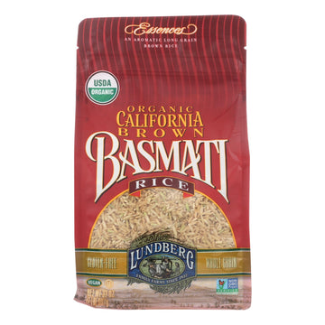 Lundberg Family Farms Organic California Brown Basmati Rice - Case Of 6 - 2 Lb. - Maras Green