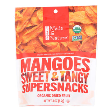 Made In Nature Mangoes Dried Fruit - Case Of 6 - 3 Oz - Maras Green