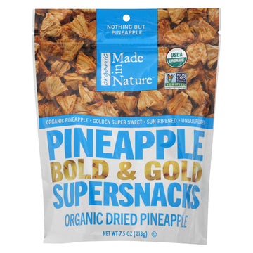 Made In Nature - Pineapple Dried - Case Of 6 - 7.5 Oz - Maras Green