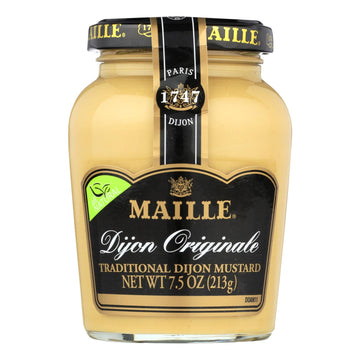 Maille Mustard - Dijon - Origale - Natural - Traditional - 7.5 Oz - Case Of 6 - Maras Green