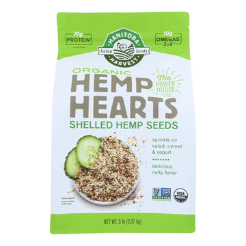 Manitoba Harvest Hemp Hearts - Organic - Shelled - 5 Lb - 1 Each - Maras Green