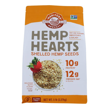 Manitoba Harvest Hemp Hearts - Shelled - 5 Lb - 1 Each - Maras Green