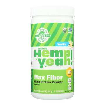 Manitoba Harvest Organic Hemp Protein Vanilla - 16 Oz - Maras Green