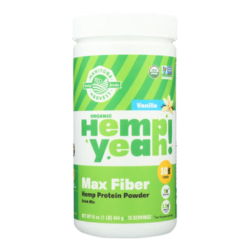 Manitoba Harvest Organic Hemp Protein Vanilla - 16 Oz - Maras Green