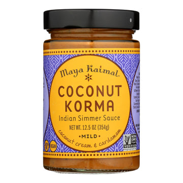 Maya Kaimal - Smmr Sauce Coconut Korma - Case Of 6 - 12.5 Oz - Maras Green