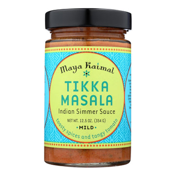 Maya Kaimal Tikka Masala Simmer Sauce - Case Of 6 - 12.5 Oz. - Maras Green