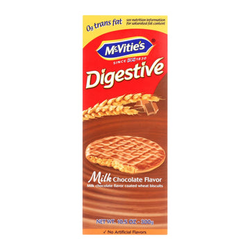 Mcvities Milk Chocolate Digestives - Case Of 12 - 10.5 Oz. - Maras Green