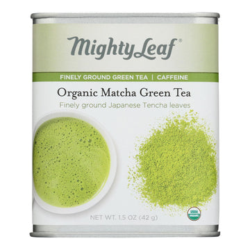 Mighty Leaf Tea Tea - Green - Organic - Matcha - Case Of 6 - 1.5 Oz - Maras Green