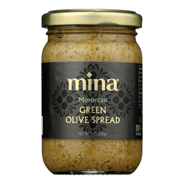 Mina - Spread Green Olive - Case Of 6 - 7 Oz - Maras Green