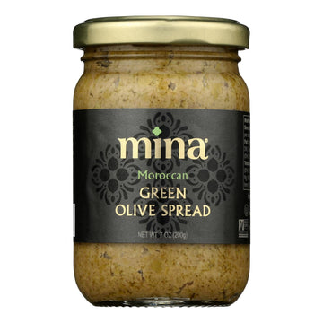 Mina - Spread Green Olive - Case Of 6 - 7 Oz - Maras Green