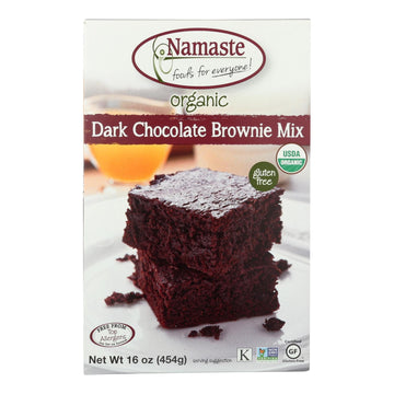 Namaste Foods - Brownie Mix Dark Ch Gluten Free - Case Of 6 - 16 Oz - Maras Green