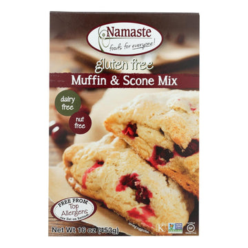 Namaste Foods Gluten Free Muffin - Mix - Case Of 6 - 16 Oz. - Maras Green