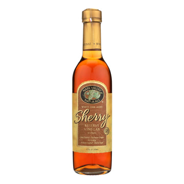 Napa Valley Naturals 15 Year Sherry - Vinegar - Case Of 12 - 12.7 Fl Oz. - Maras Green